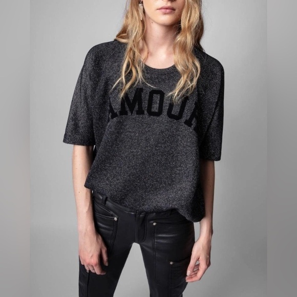 Zadig & Voltaire Tops - Zadig & Voltaire - Portland Sweatshirt - Black Small